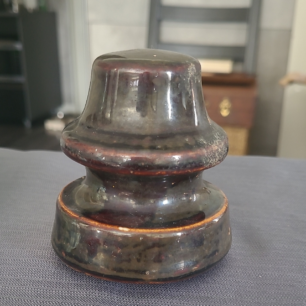 Vintage Ceramic Power Line Insulator
